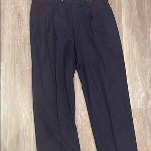 Black Dress Pants with Classic Straight-Leg Cut